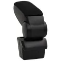 Accoudoir de voiture noir 15x31x(28-44) cm ABS
