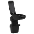 Accoudoir de voiture noir 15x31,5x(35-51) cm ABS