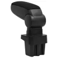 Accoudoir de voiture noir 15x31,5x(35-51) cm ABS