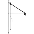 Auvent manuel rétractable 100 cm anthracite