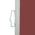 Auvent latéral rétractable de patio 140x500 cm Marron