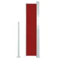 Auvent latéral rétractable 140 x 300 cm Rouge
