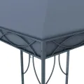 Tonnelle avec guirlande lumineuse à LED 300x300 cm Anthracite