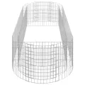 Lit surélevé à gabion Fer galvanisé 300x100x50 cm