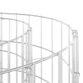 Lit surélevé à gabion Fer galvanisé 300x100x50 cm