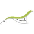 Chaises longues pliables 2 pcs Vert Textilène