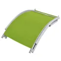 Chaises longues pliables 2 pcs Vert Textilène