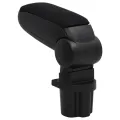 Accoudoir de voiture noir 12x31x(29,5-47) cm ABS