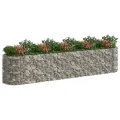 Lit surélevé à gabion Fer galvanisé 500x100x100 cm
