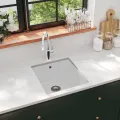 Évier de cuisine Granit Seul lavabo Blanc