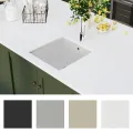 Évier de cuisine Granit Seul lavabo Blanc