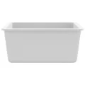 Évier de cuisine Granit Seul lavabo Blanc