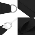 Voile de parasol tissu oxford triangulaire 4,5x4,5x4,5 m noir