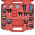 Kit de testeur de pression du radiateur 18 pcs