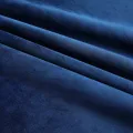 Rideaux occultants et crochet 2pcs Velours Bleu foncé 140x225cm