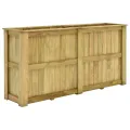 Jardinière surélevée 196x50x100 cm Bois de pin imprégné