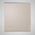 Store enrouleur occultant beige 40 x 100 cm