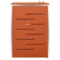 Abri pour deux poubelles 138x77,5x112,5 cm Inox