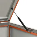 Abri pour deux poubelles 138x77,5x112,5 cm Inox