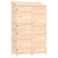 Remise de jardin 102x52x174,5 cm Bois de sapin solide
