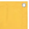 Écran de balcon Jaune 120x500 cm Tissu Oxford