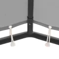 Tonnelle 4 x 4 m Anthracite