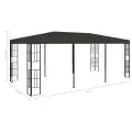 Belvédère 3x6 m Anthracite