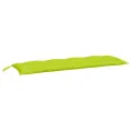 Coussins de banc de jardin lot de 2 vert vif tissu Oxford