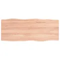 Dessus de table bois chêne massif traité bordure assortie