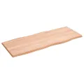 Dessus de table bois chêne massif traité bordure assortie