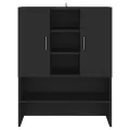 Meuble pour machine à laver Noir 70,5x25,5x90 cm