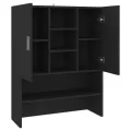 Meuble pour machine à laver Noir 70,5x25,5x90 cm