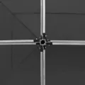 Tente de réception pliable Aluminium 6 x 3 m Anthracite