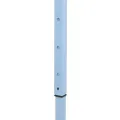 Tente de réception pliable avec 4 parois 2x2 m Acier Crème
