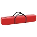 Tente de réception pliable avec parois Rouge 2x2 m