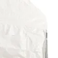 Belvédère avec toit blanc 4,46x4,08x3,22 m polyéthylène