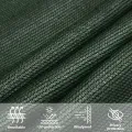 Voile d'ombrage 160 g/m² Vert foncé 2x5 m PEHD