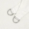 Voile d'ombrage 160 g/m² Blanc 5x5x6 m PEHD