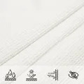 Voile d'ombrage 160 g/m² Blanc 5x5x6 m PEHD