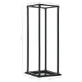 Portant de bois de chauffage avec base Noir 37x37x113 cm Acier