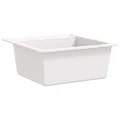 Évier de cuisine Granit Seul lavabo Blanc