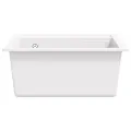 Évier de cuisine Granit Seul lavabo Blanc