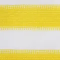 Écran de balcon Jaune et blanc 120x600 cm PEHD