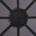 Tonnelle avec toit Aluminium 3x3 m Anthracite