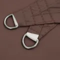 Voile de parasol tissu oxford carré 2x2 m marron