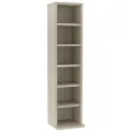 Armoire à CD Chêne sonoma 21x20x88 cm Bois d'ingénierie