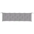 Coussins de banc jardin lot de 2 gris 180x50x7 cm tissu Oxford