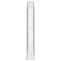 Panier de gabions arqué 200x30x200/220 cm Fer galvanisé