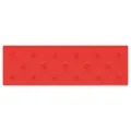 Panneaux muraux 12 pcs Rouge 90x30 cm Similicuir 3,24 m²