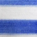Écran de balcon Bleu et blanc 120x600 cm PEHD